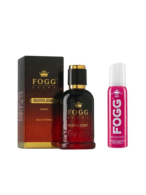 fogg scent beautiful secret 100ml with delicious deo 120ml - 14662850 - Very Small Image - 1