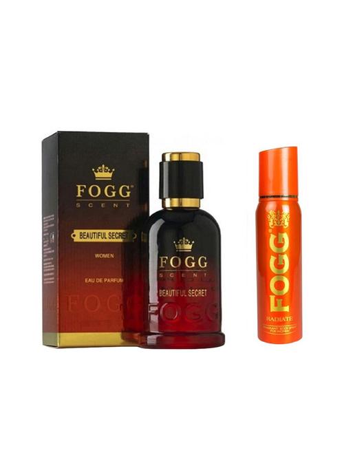 fogg scent beautiful secret 100ml with radiate deo 120ml - 14662861 - Very Small Image - 1