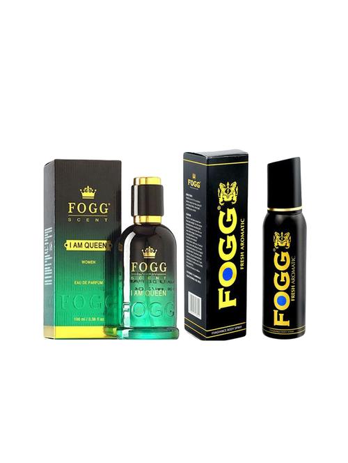 fogg scent i am queen 100ml with aromatic deo 120ml - 14662868 - Very Small Image - 1