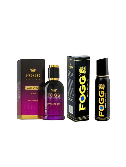 fogg scent make my day 100ml with woody deo 120ml - 14662928 - Very Small Image - 1