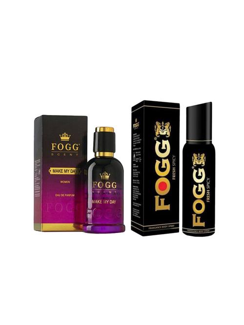 fogg scent make my day 100ml with woody deo 120ml - 14662944 - Very Small Image - 1