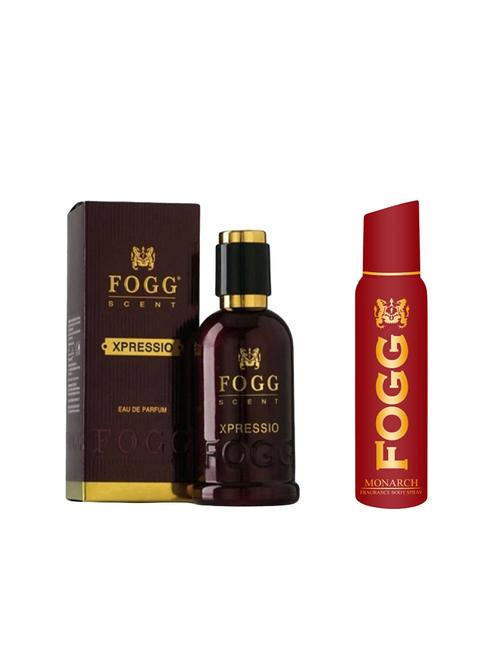 fogg scent xpressio 100ml with monarch deo 120ml - 14662956 - Very Small Image - 1