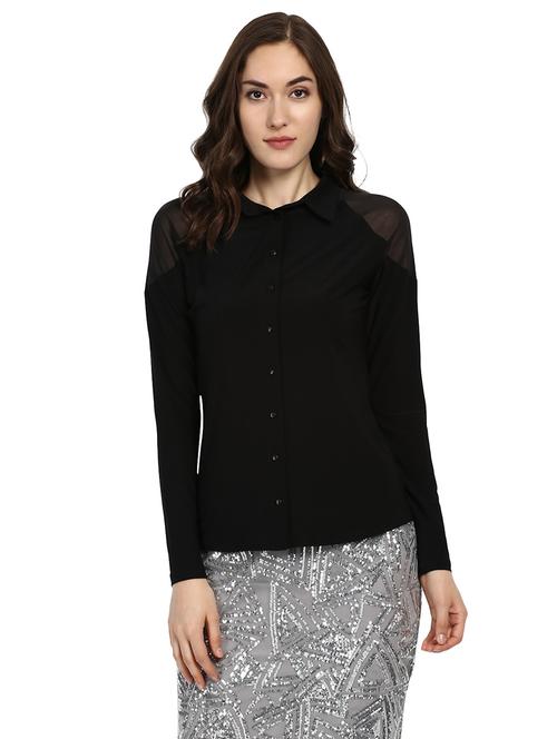 solid black shirt - 14663956 - Very Small Image - 1