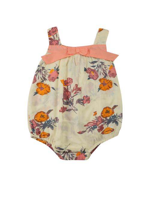 yellow viscose romper - 14665584 - Very Small Image - 1
