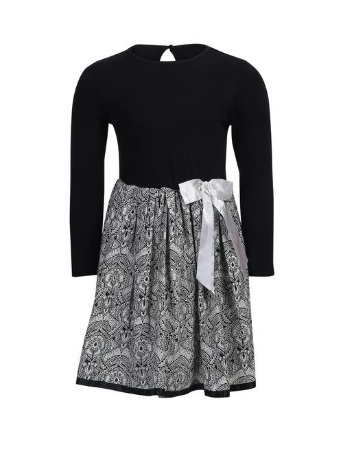 black cotton frock - 14665601 - Very Small Image - 1