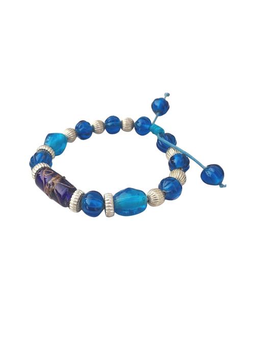 blue glass bracelet - 14667400 - Very Small Image - 1