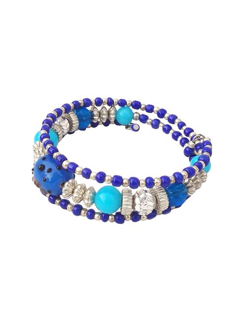 blue glass bracelet - 14667428 - Very Small Image - 1