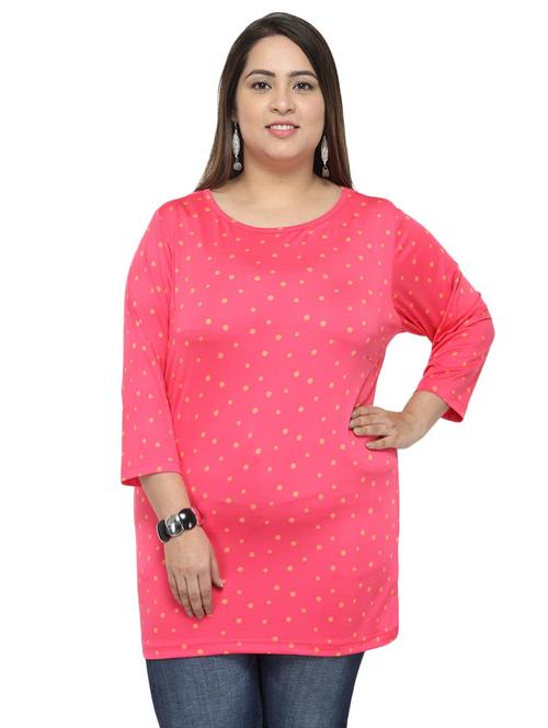 pink polka dotted tunic - 14668823 - Very Small Image - 1