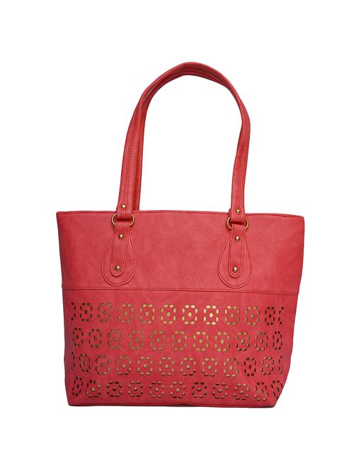 pink leatherette regular handbag - 14669511 - Very Small Image - 1