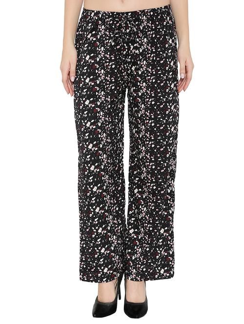 black printed palazzo - 14670158 - Very Small Image - 1