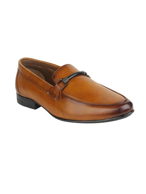 tan leatherette formal slip on - 14671740 - Very Small Image - 1