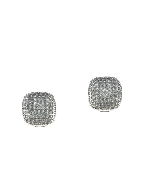 silver metal studs earrings - 14671907 - Very Small Image - 1
