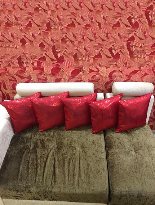 cushion cover star sequencing red set of 5 - 14672225 - Very Small Image - 1