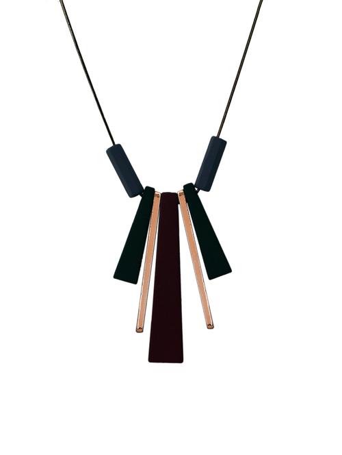 black metal long necklace - 14672248 - Very Small Image - 1