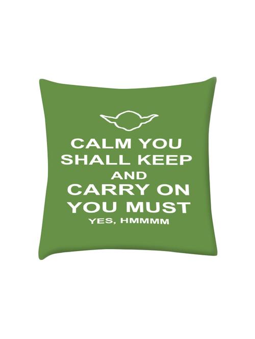 keep calm and carry on digitally printed cushion cover 16 x 16 inch - 14673431 - Very Small Image - 1