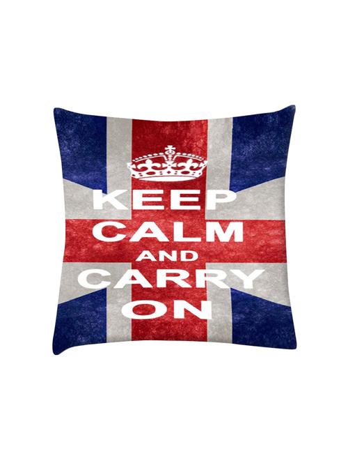 keep calm and carry on digitally printed cushion cover 16 x 16 inch - 14673443 - Very Small Image - 1