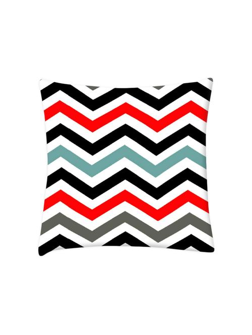 frequency multicolored digitally printed cushion cover 16 x 16 inch - 14673455 - Very Small Image - 1
