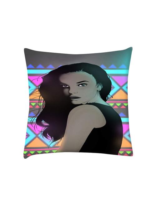 uber style chic digitally printed cushion cover 16 x 16 inch - 14673512 - Very Small Image - 1