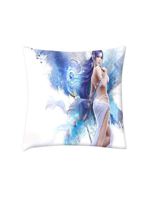 jap angel digitally printed cushion cover 16 x 16 inch - 14673543 - Very Small Image - 1