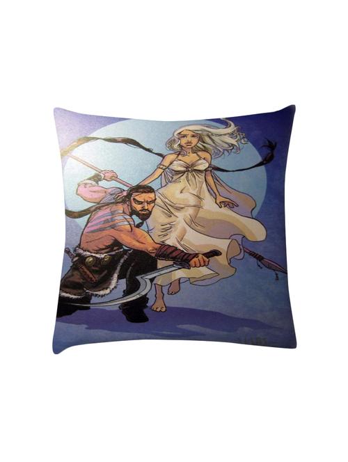 love fight digitally printed cushion cover 16 x 16 inch - 14673551 - Very Small Image - 1