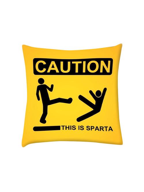 this is sparta funny digitally printed cushion cover 16 x 16 inch - 14673568 - Very Small Image - 1