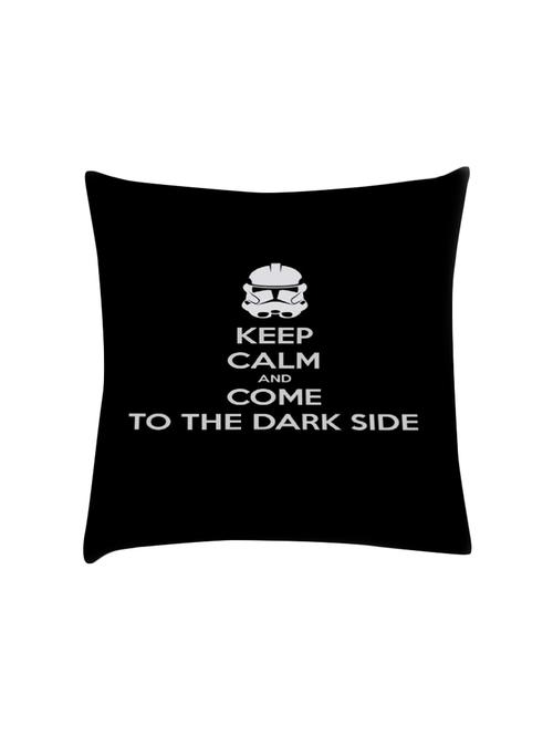 keep calm and dark side digitally printed cushion cover 16 x 16 inch - 14673611 - Very Small Image - 1
