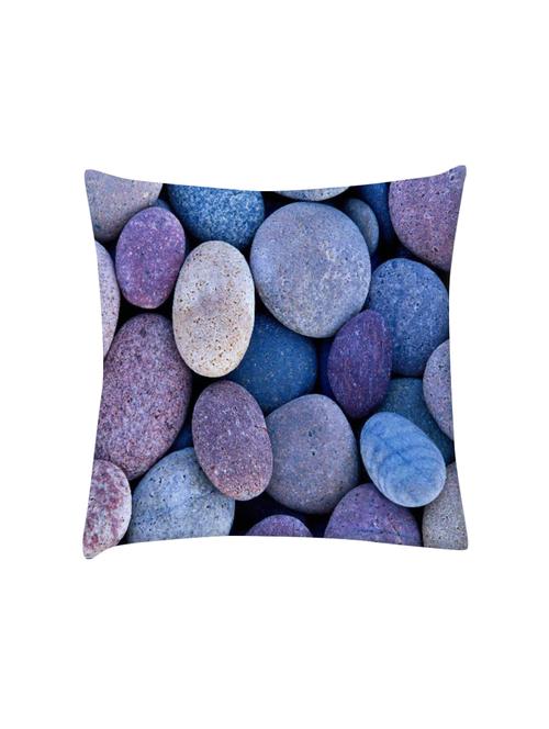 pebble stone beach digitally printed cushion cover 16 x 16 inch - 14673644 - Very Small Image - 1