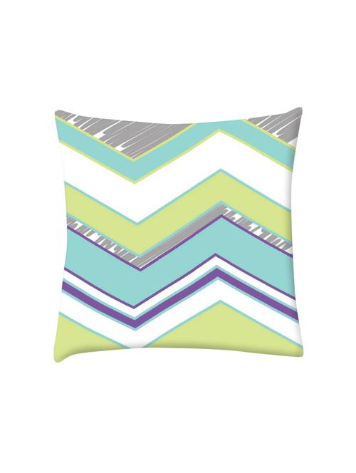 zig zag design digitally printed cushion cover 16 x 16 inch - 14673707 - Very Small Image - 1