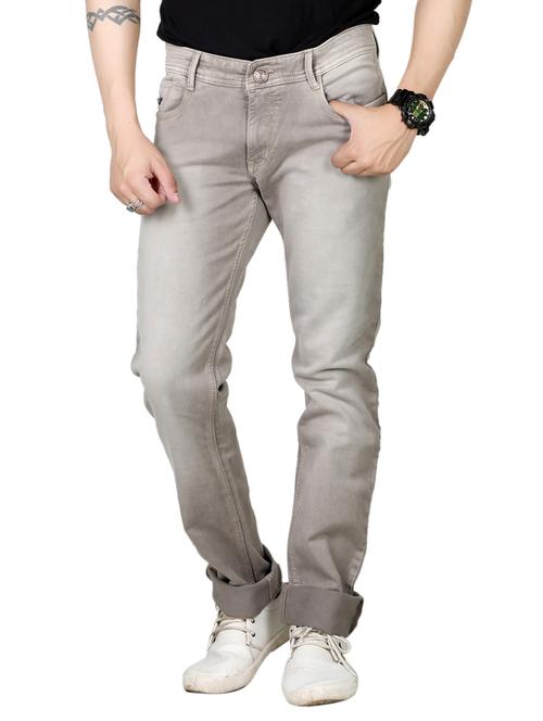 grey denim washed jeans - 14674463 - Very Small Image - 1