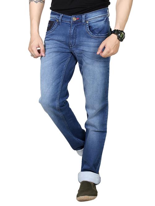 blue denim light washed jeans - 14674497 - Very Small Image - 1