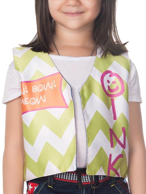 multi colored cotton blend waistcoat - 14674708 - Very Small Image - 1