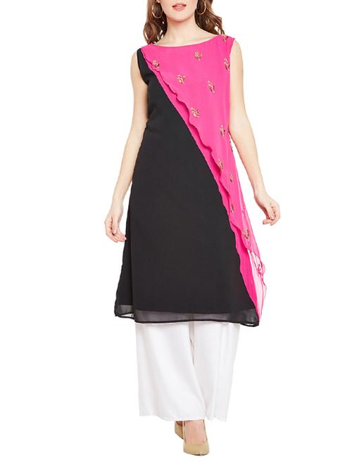 layered embellished kurta - 14674903 - Very Small Image - 1