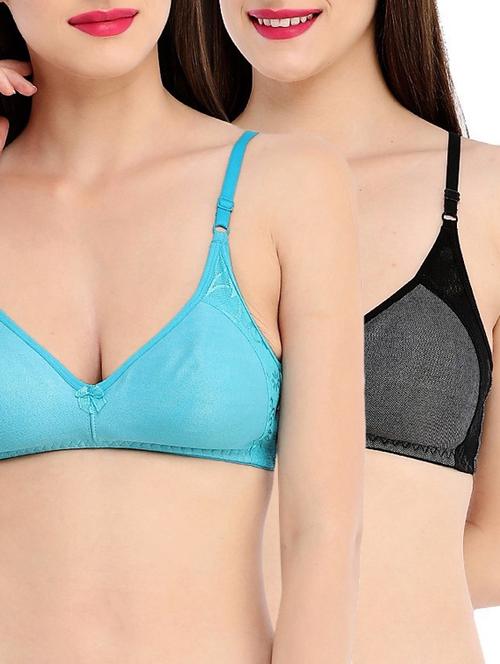 set of 2 multi colored bra - 14676562 - Very Small Image - 1