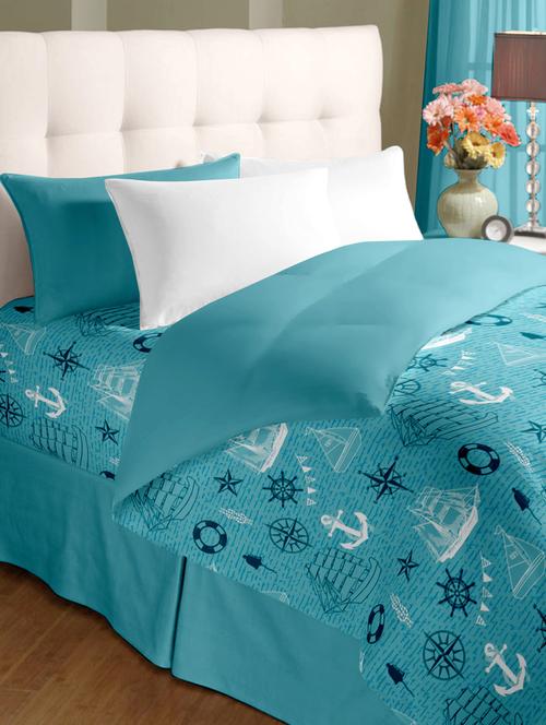 double bed comforter with double bedsheet with 2 pillow covers - 14677212 - Very Small Image - 1