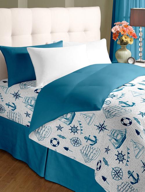 double bed comforter with double bedsheet with 2 pillow covers - 14677214 - Very Small Image - 1