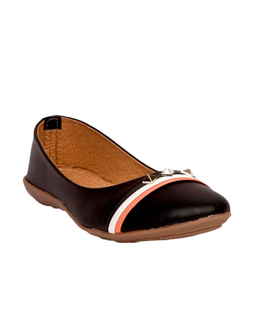 black leather slip on ballerina - 14677571 - Very Small Image - 1