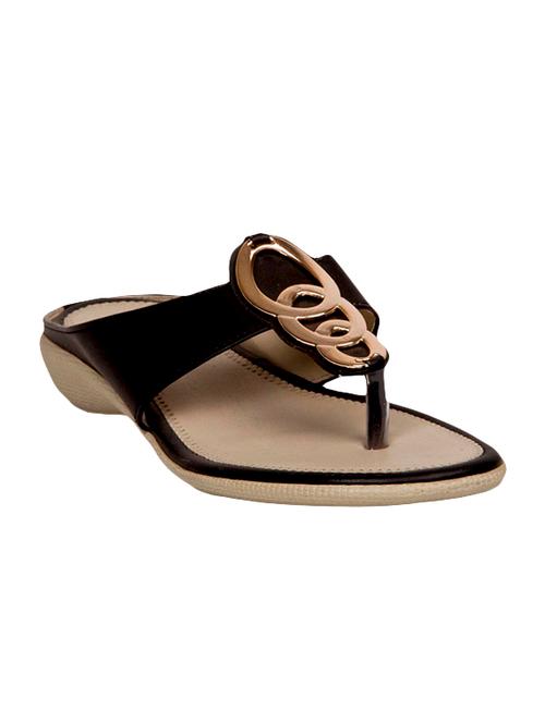 black leather slippers - 14677661 - Very Small Image - 1