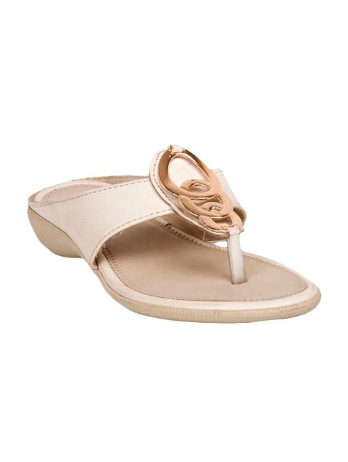 beige leather slippers - 14677662 - Very Small Image - 1