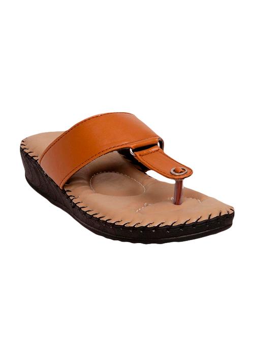 tan leather slippers - 14677664 - Very Small Image - 1
