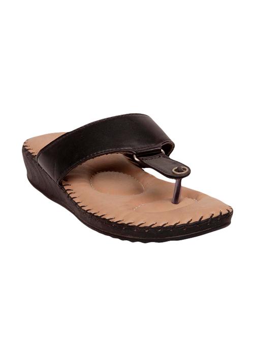 black leather slippers - 14677665 - Very Small Image - 1