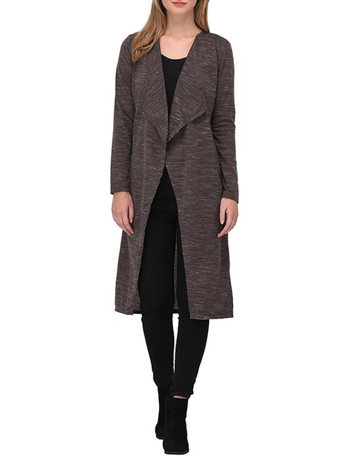 brown asymmetric shrug - 14677891 - Very Small Image - 1