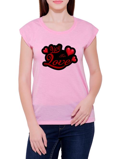 pink printed tee - 14678934 - Very Small Image - 1