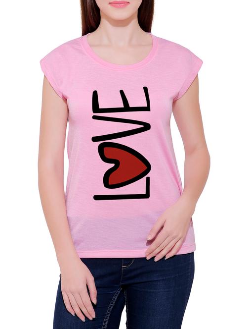 pink printed tee - 14678938 - Very Small Image - 1
