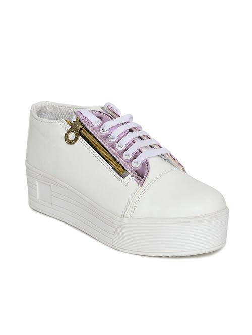 white lace-up sneaker - 14679254 - Very Small Image - 1