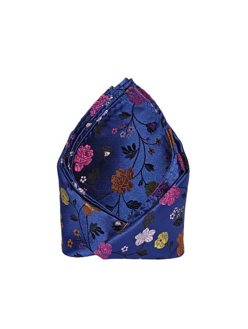 blue polyester pocketsquare - 14679962 - Very Small Image - 1