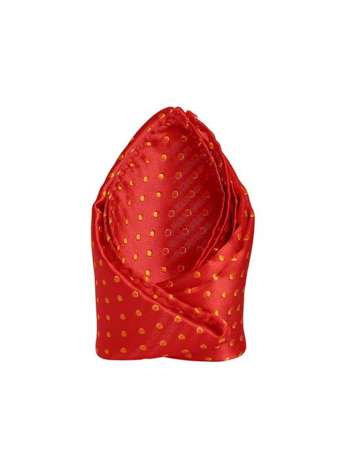 red polyester pocketsquare - 14679980 - Very Small Image - 1