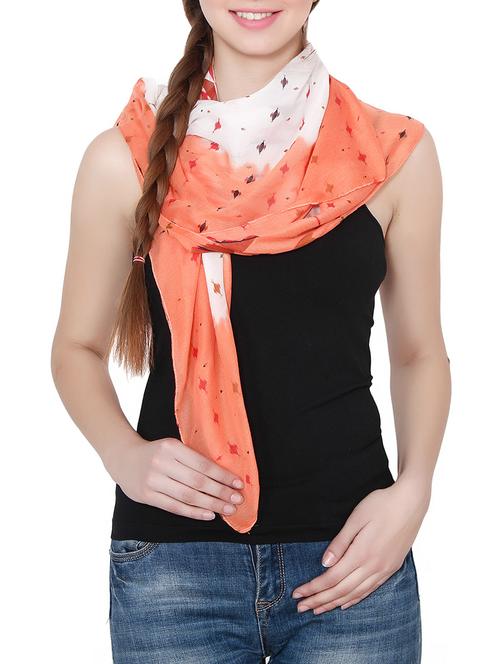 orange cotton scarf - 14680027 - Very Small Image - 1