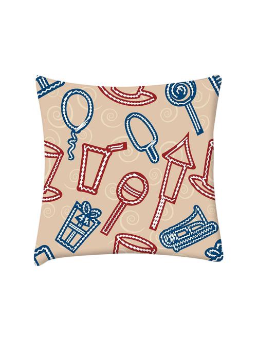 digitally printed single polyester cushion cover - 14684943 - Very Small Image - 1