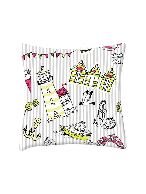 digitally printed single polyester cushion cover - 14685084 - Very Small Image - 1