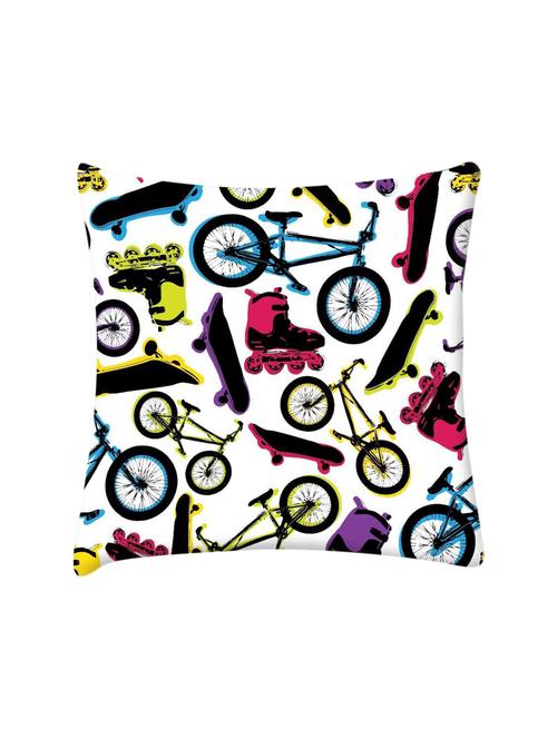 digitally printed single polyester cushion cover - 14696118 - Very Small Image - 1